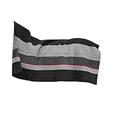 Kentucky Horsewear Heavy Fleece Rug Square Fleecedecke gestreift, Größe:140x160, Farbe:Black/Grey
