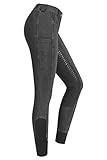 RIDERS CHOICE Damen Jeansreithose mit Silikonvollbesatz und Handytasche - RidersDeal Collection für...