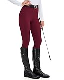 HMILES Reitleggings Damen Vollbesatz High Waist Elastische Reithose Damen mit Handytasche...