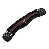 Werner Christ Western Lammfell MONDGURT anatomischer Western-Sattelgurt mit konkaver Sichelform,...