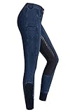 RIDERS CHOICE Damen Jeansreithose mit Silikonvollbesatz und Handytasche - RidersDeal Collection für...