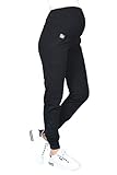 MijaCulture Casual Schwangerschaftshose Umstandshose mit Bauch-Panel Coco M003 (XL, Schwarz)