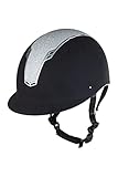 HKM Reithelm Graz schwarz/Silber L-XL (59-61cm)