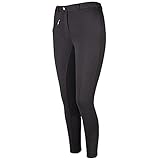 PFIFF Unisex Kinder Thea Vollbesatzreithose, Schwarz (Black), 152 EU