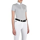 Equiline Damen Turniershirt Polo CLARAC Größe M, Farbe Ice