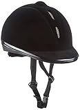 HKM Erwachsene Reithelm -New Flock-9100 Hose, 9100 schwarz, S=52-55cm