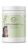 Annimally Muskelaufbau Pulver für Pferde 650g mit Sojaprotein, Lysin, Carnitin, Threonin, Methionin...
