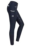 RIDERS CHOICE Damen Reithose mit Silikonvollbesatz und Handytasche, Limited Silver Design -...