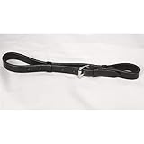 Hans Melzer hinterer Umlaufriemen für schwedische Reithalfter schwarz/Silber XL Warmblut