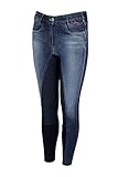 Pikeur Grip- Jeans- Reithose Kalotta für Kids , Größe:128, Farbe:denim blue