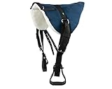 Brama West Reitpad - Bareback Pad Set mit Steigbügel, Steigbügelriemen & Sattelgurt - Reitkissen -...