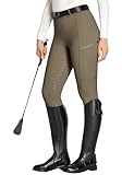 FitsT4 Sports Reitleggings Damen Reithose Mädchen Silikon vollbesatz mit Handytasche und...