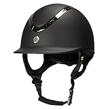 Back on Track Reithelm EQ3 Pardus mit Justierrädchen Smooth schwarz (M (56-58))