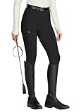 WILLIT Damen Reithose Reitleggings Vollbesatz Silikon Reithose High Waist Stretch Reithose mit...