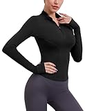iWoo Funktionsshirt Damen Langarm Sportshirt Autmungsaktiv Laufshirt Damen Gym Top Sport T-Shirt...