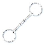 Stübben Gebiss 2221 Trense Easy Control doppelt gebrochen - 13,5 cm - 16 mm - Edelstahl