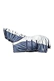HKM Rain Pferdedecken Dunkelblau/Grau 145