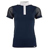 BR Turniershirt Amelia Pants Blue L mit Glitzer Ärmel