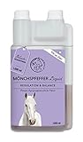 Annimally Mönchspfeffer Liquid für Pferde 1000ml mit Ashwagandha, Magnesium, Süßholzwurzel...
