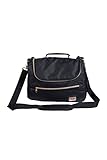 HKM Unisex Berry Putztasche, Schwarz/Rosegold