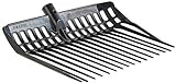 Kerbl Dunggabel EcoFork, Farbe schwarz ohne Stiel, L x B 28 x 30 cm, mit 16 Zinken, aus beinahe...