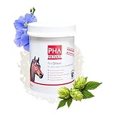 PHA Antistress Pulver für Pferde – Beruhigt nervöse & gestresste Pferde, mit Kräutern,...