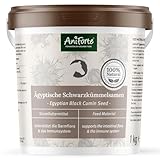 AniForte Ägyptische Schwarzkümmelsamen für Pferde 1kg - Unterstützt den Magen-Darm-Trakt & das...