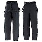HORZE Damen Winter Reithose WinterRider, Thermoreithose mit Vollbesatz und Reflektoren, Schwarz,...