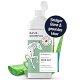 Mildes Pferdeshampoo - Basis Pferde Shampoo 0,5l, 2,5l, 5l & 10l pH Neutral - Seidiger Glanz,...