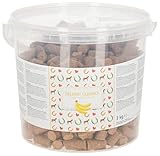 Kerbl Delizia Belohnungswürfel Classic (für Pferde, 3 kg Eimer, Geschmacksrichtung Banane, mit...
