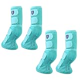 Harrison Howard Fliegenstiefel für Pferde, perfekt konturierte Passform, Beinschutz, dichte...