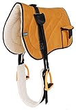Professional Equine Pferde-Sattel-Pad, Trail-Fleece, gepolstert, verstellbar, Bareback-Pad, Tasche,...