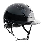 KASK Kooki Lady Reithelm inkl. Liner mit breitem Schirm, Größe:59, Farbe:schwarz/Shine