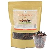 Mahu Natur 1 kg Getrocknete Hagebutten Pferd - Ganze Früchte Schonend Getrocknet - Für Pferde,...