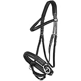 Marengos Trensenzaum Soft Gebisslos Comfort schwarz Warmblut