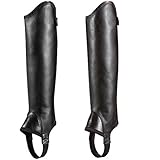 Ariat Concord Chaps Glatt Schwarz Chap Size - SM