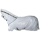 Horseware Amigo Bug Rug Azure Blue/Black Fliegendecke mit abnehmbarem Halsteil, Größe:6'0