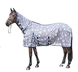 HKM 4057052160981 Fliegendecke -Stars- Combo9512 Grau/Weiß125