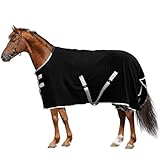 Adsuan Pferde-Kühldecke aus Fleece, Kühldecke aus Polarfleece, Kühldecke für Pferde,...