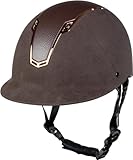 HKM SPORTS EQUIPMENT Damen Reithelm-Wien-Style Helm, braun/Rosegold, M/L