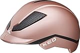KED Unisex Jugend Pina Fahrradhelm, Rose matt, S (50-53cm)