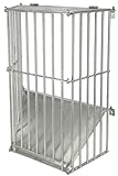 Kerbl Futterraufe SlowFeed Plus (Heuraufe aus Metall, zur Wandmontage, Futterraufe für Pferde,...