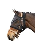 Netproshop Fliegenmaske ohne Ohren Tragbar ohne Halfter Shetty, Fohlen Pony/Cob/Full, Groesse:Fohlen