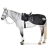 Eskadron Fly Dura Ausreitdecke Pure schwarz - L