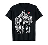 Pferde Mädchen Liebe Reiterin Pferd Liebhaber T-Shirt