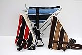 EquiSportsProducts Bareback Pad - Gemustert - Verschiedene Farbkombinationen (braun/Sand)