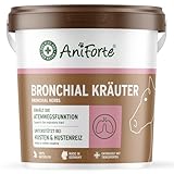 AniForte Bronchialkräuter Pferd 1kg - Natürliche Kräuter mit Methylcystein, bei Husten &...