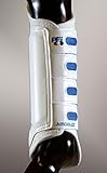 Premier Equine Air Cooled Original Gelände-Gamaschen hinten (M, weiß)