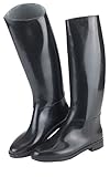 Kerbl Covalliero Reitstiefel Hippo aus Kunststoff, mit Sporenhalterung, schwarz, Größe 34