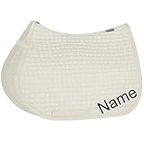 Eskadron Creme Cotton VS-Schabracke mit individuellem Namen Bestickt, Schriftart:Zürich Calligraph...